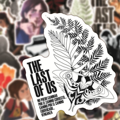 100Pcs The Last Of Us Sticker Set featuring detailed designs perfect for decorating laptops, water bottles, and notebooks - PARTYMART NZ