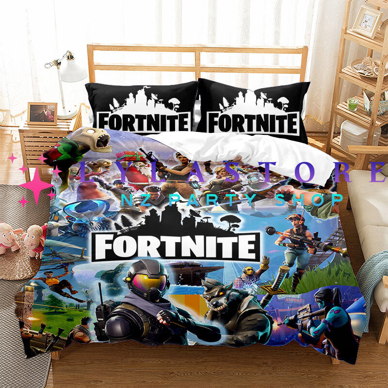 Fortnite Duvet Cover Set | Kids Bedroom Decor | LYLASTORE NZ – PARTYMART NZ