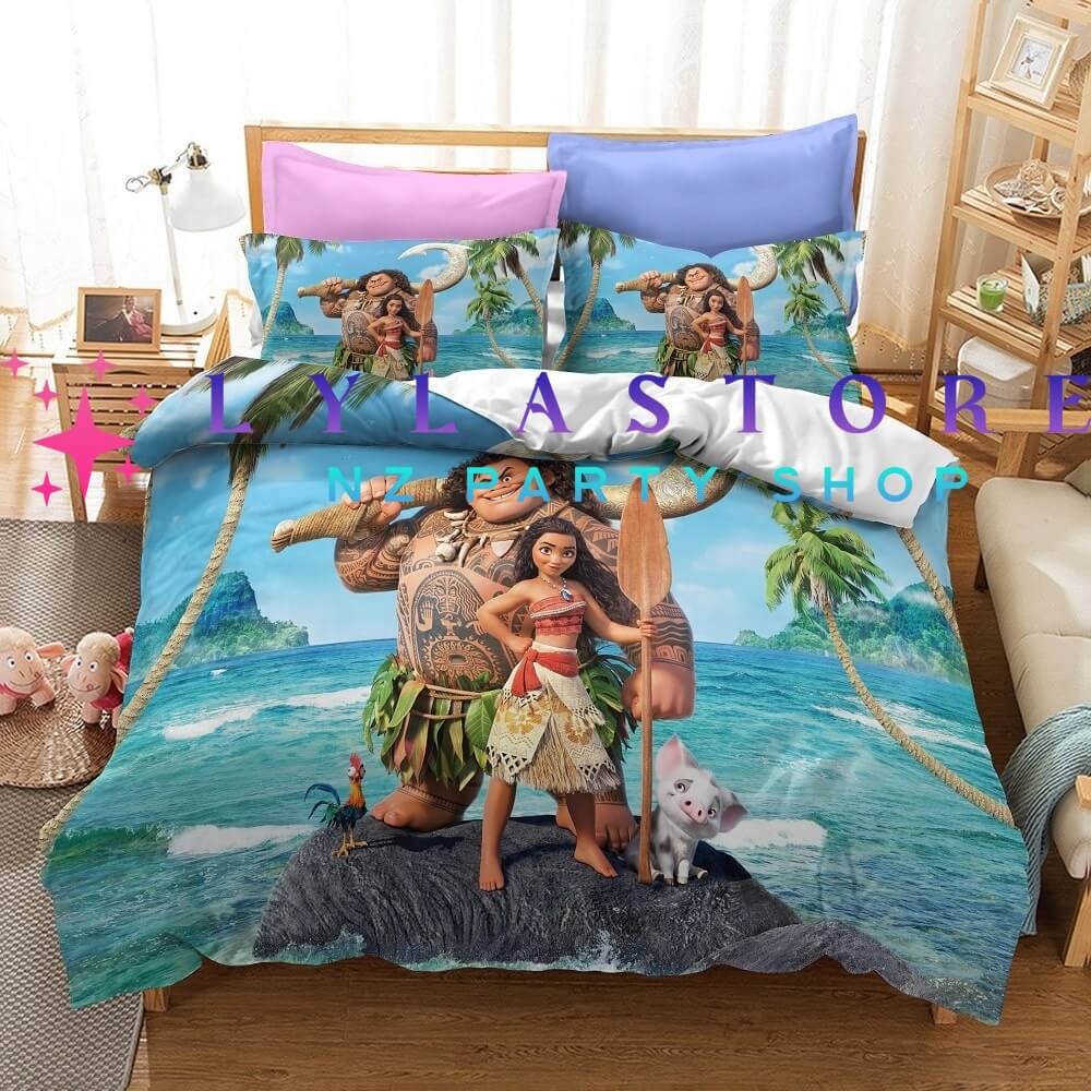 Moana Duvet Cover Set - Perfect for Kids Bedroom