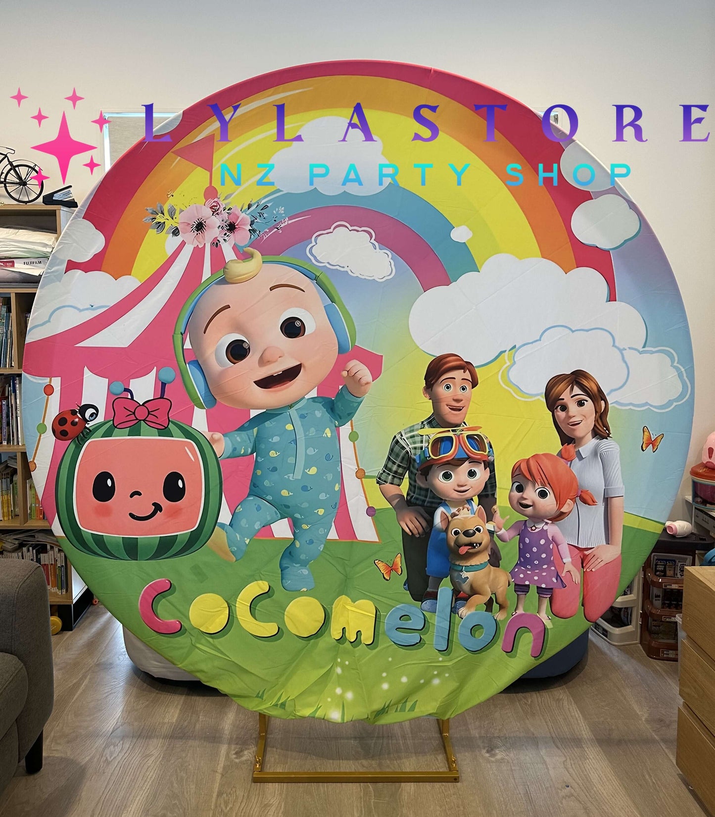 cocomelon-birthday-backdrop-banner-hire-auckland-lylastore.com