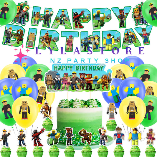 Roblox-green-birthday-decoration-lylastore.com