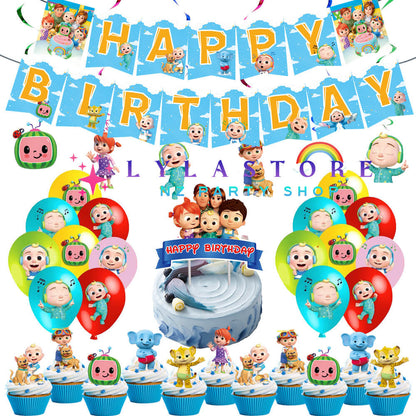 Cocomelon Birthday Party Balloon Pack Decorations-211