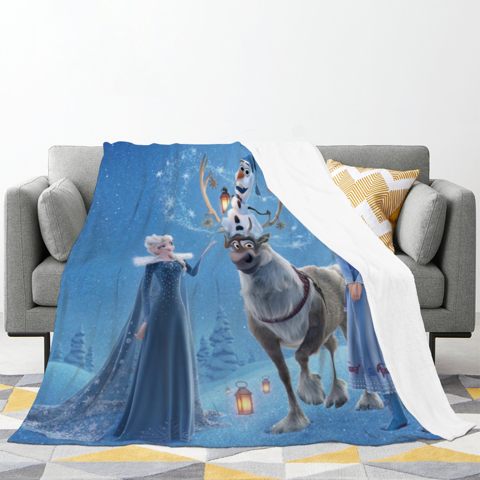 Disney Frozen Elsa Blanket Kids Bedroom Decor LYLASTORE NZ PARTYMART NZ