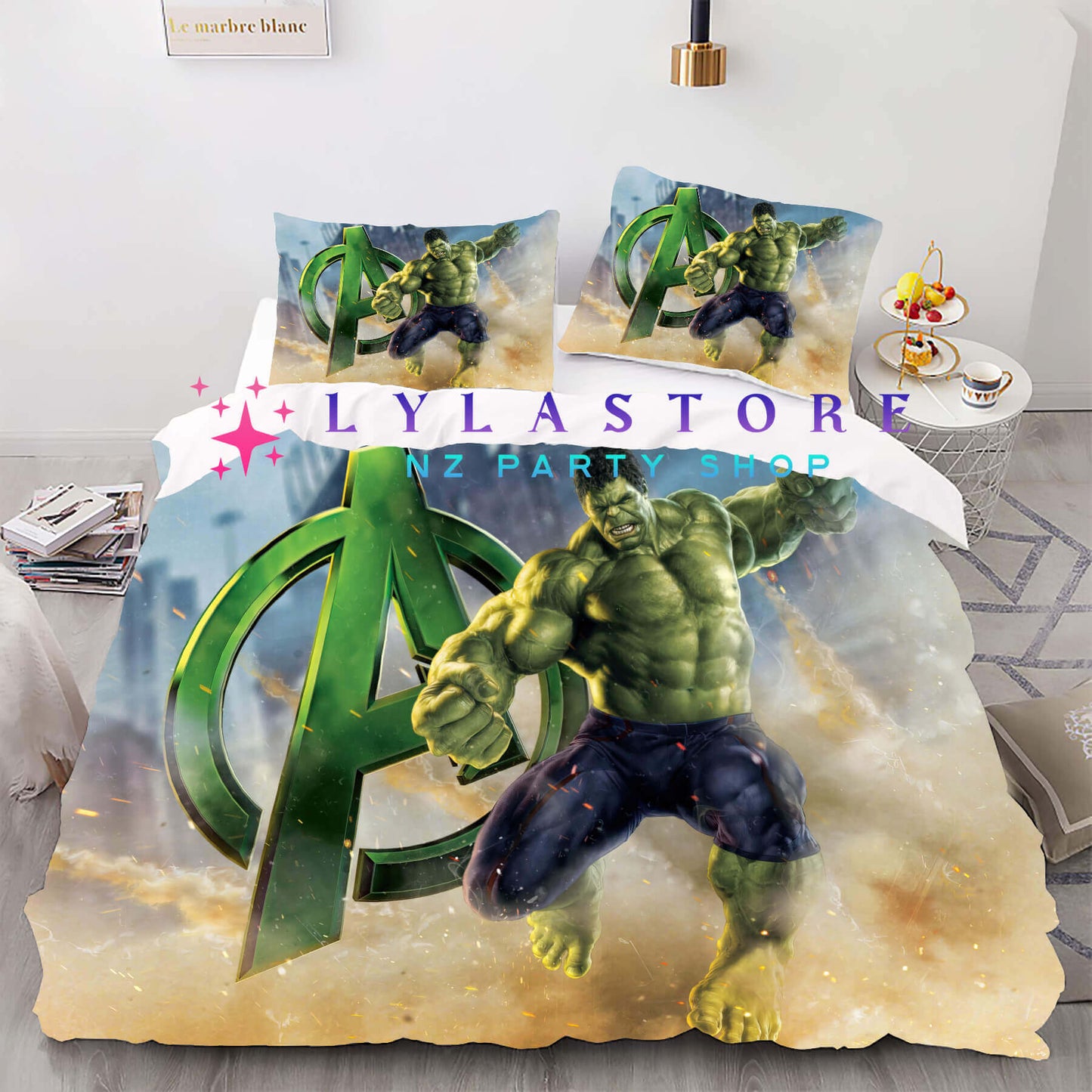 hulk-duvet-cover-pillow-nz-lylastore.com