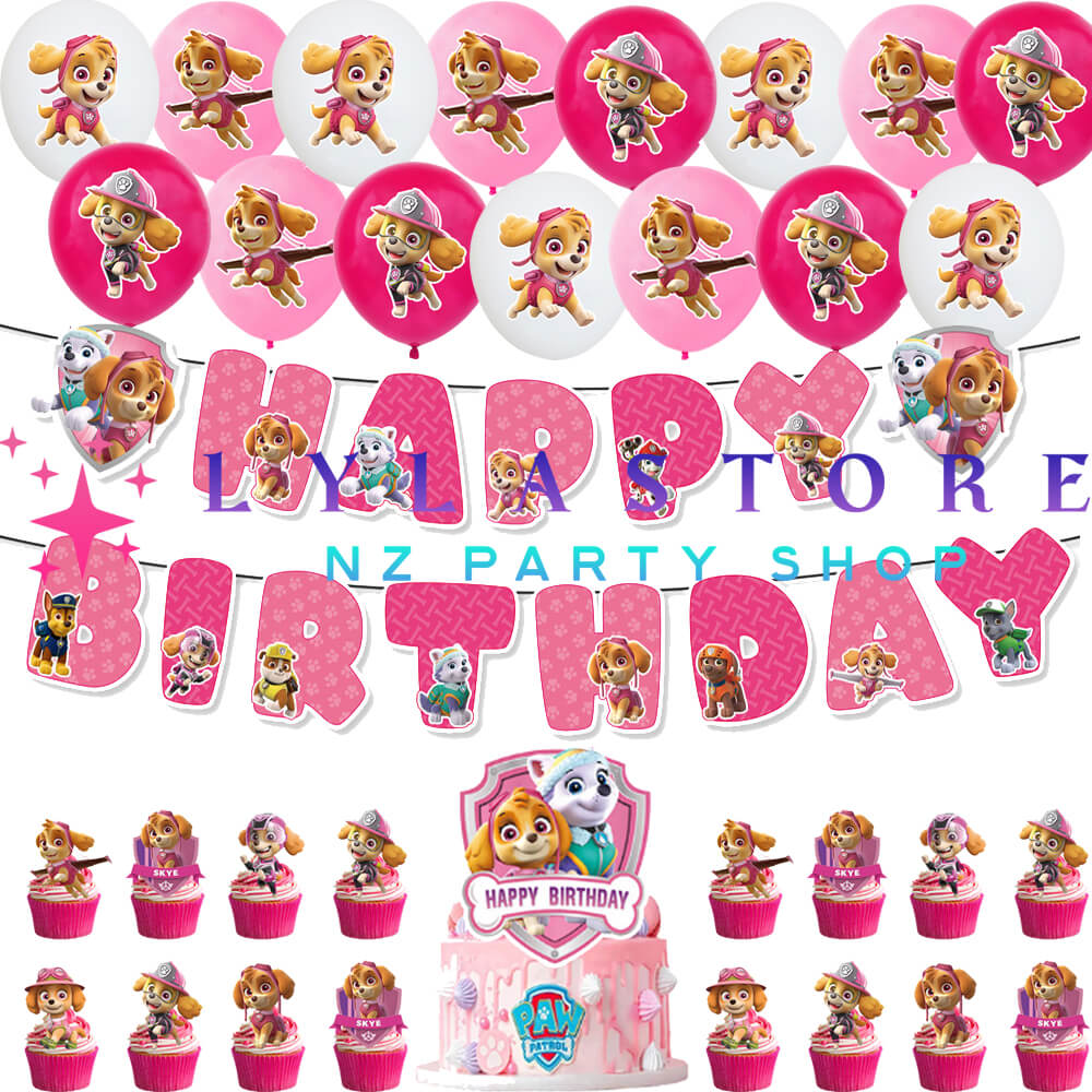 paw-patrol-pink-birthday-decoration-lylastore.com