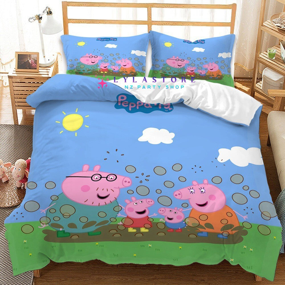 peppa-pig-duvet-cover-pillow-nz-lylastore.com