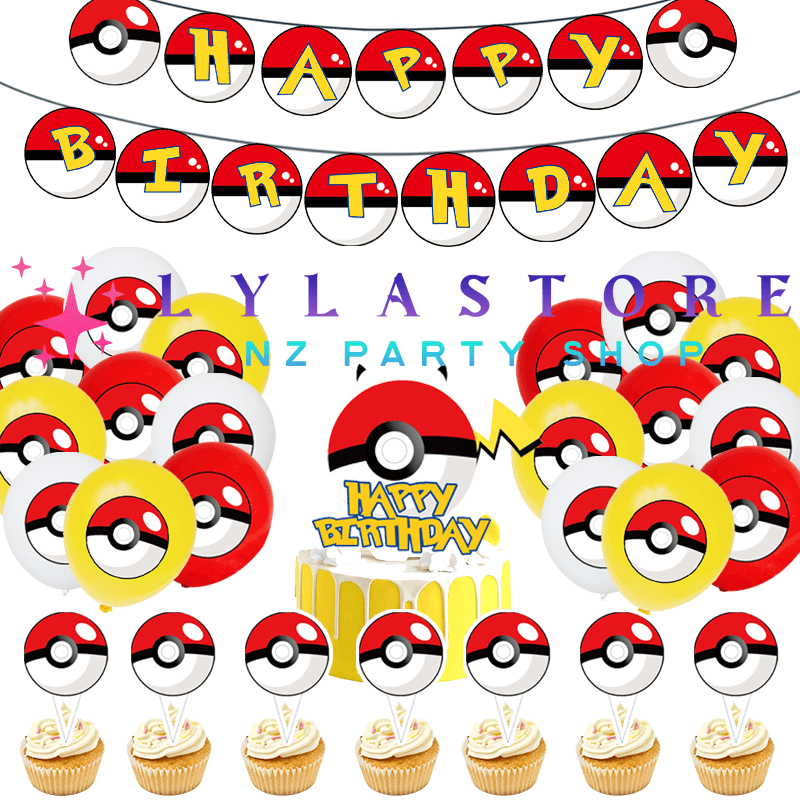 pokeball-birthday-decoration-lylastore.com