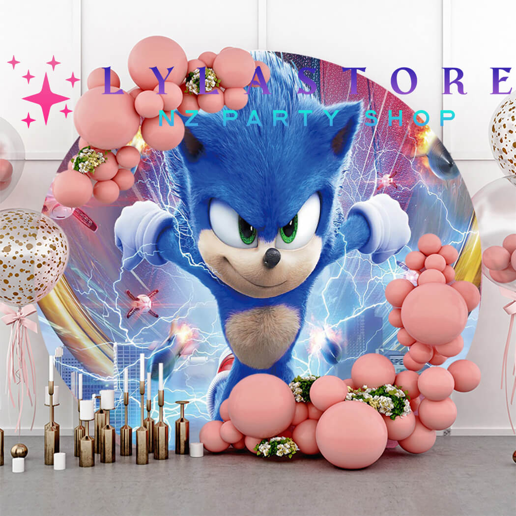 sonic-birthday-backdrop-banner-hire-auckland-lylastore.com