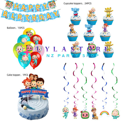 Cocomelon Birthday Party Balloon Pack Decorations-211