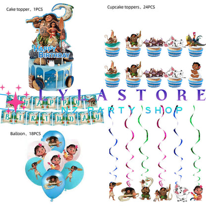 Moana Birthday Party Balloon Decoration Set