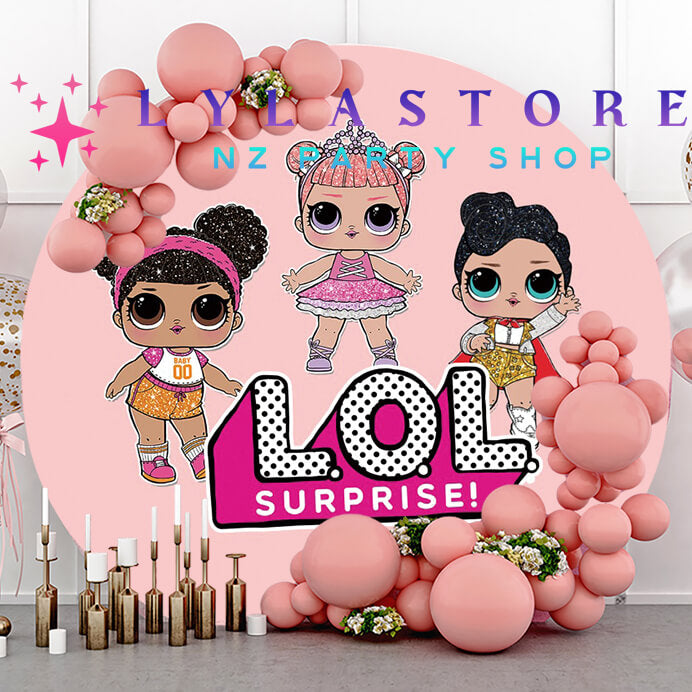 lol-surprise-girl-birthday-backdrop-banner-hire-auckland-lylastore.com