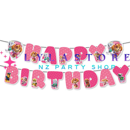 paw-patrol-pink-banner-birthday-decoration-lylastore.com