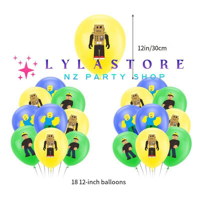 Roblox-green-balloon-birthday-decoration-lylastore.com