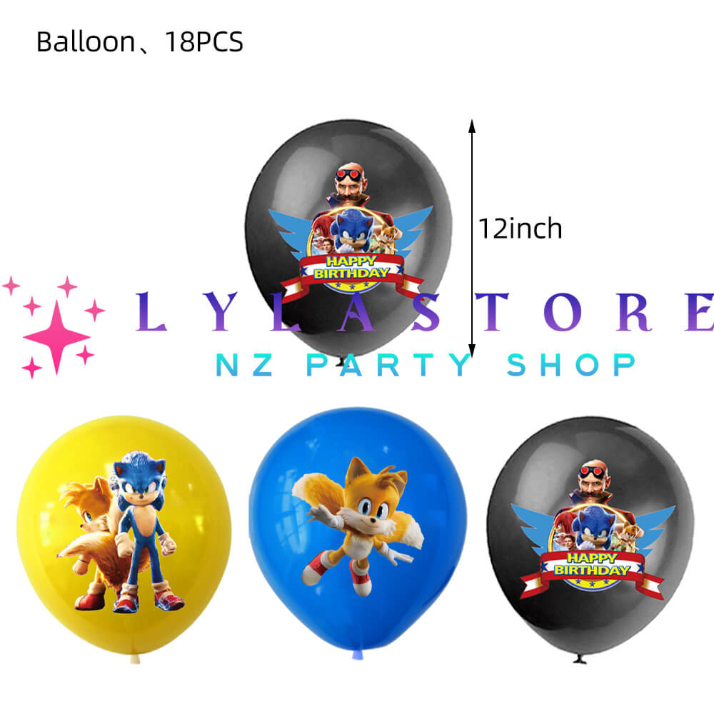 sonic-banner-birthday-decoration-lylastore.com