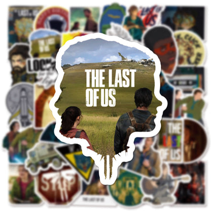 100Pcs The Last Of Us Sticker Set featuring detailed designs perfect for decorating laptops, water bottles, and notebooks - PARTYMART NZ