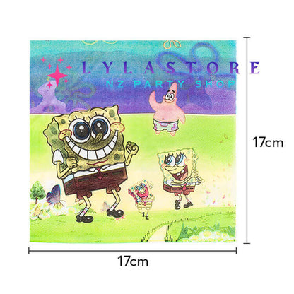 145Pcs SpongeBob SquarePants Birthday Party Decorations