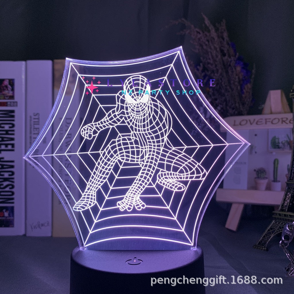 Spiderman-Marvel-Superhero-3D-Led-Night-Light-Figure-lylastore