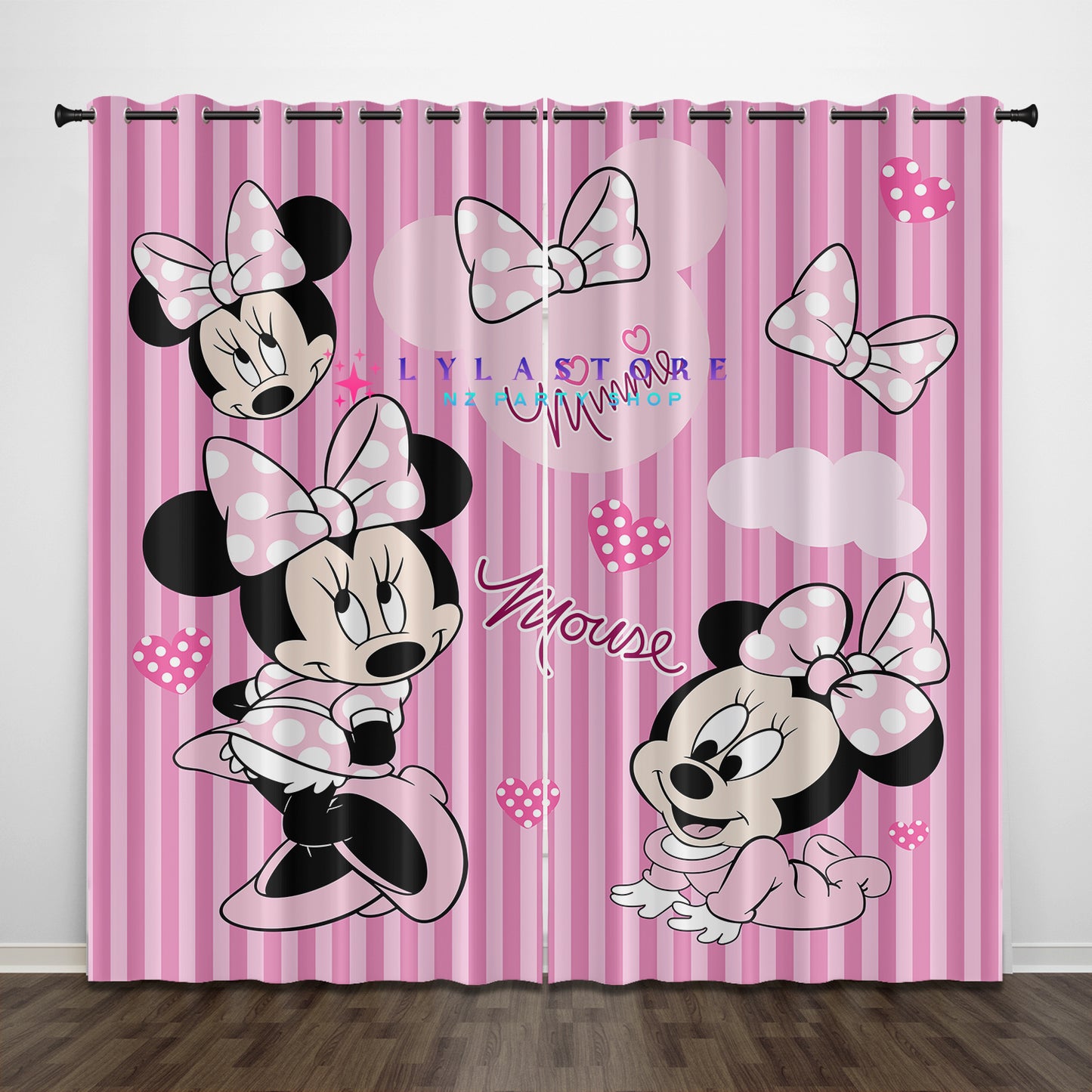 disney-minnie-curtain-blind-home-living-nz-lylastore.com