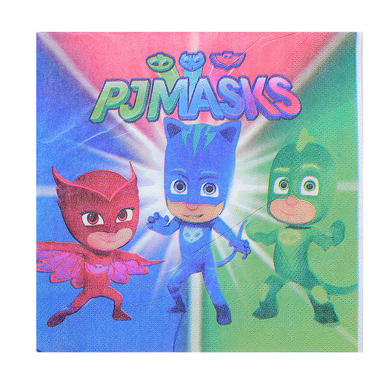 145Pcs PJ Masks Birthday Party Decorations