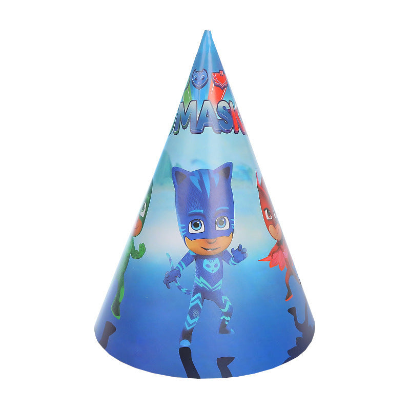 145Pcs PJ Masks Birthday Party Decorations