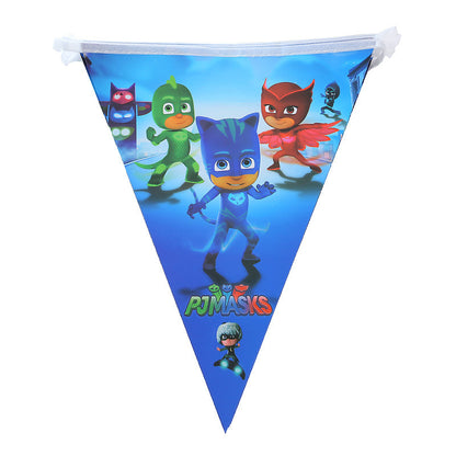 145Pcs PJ Masks Birthday Party Decorations