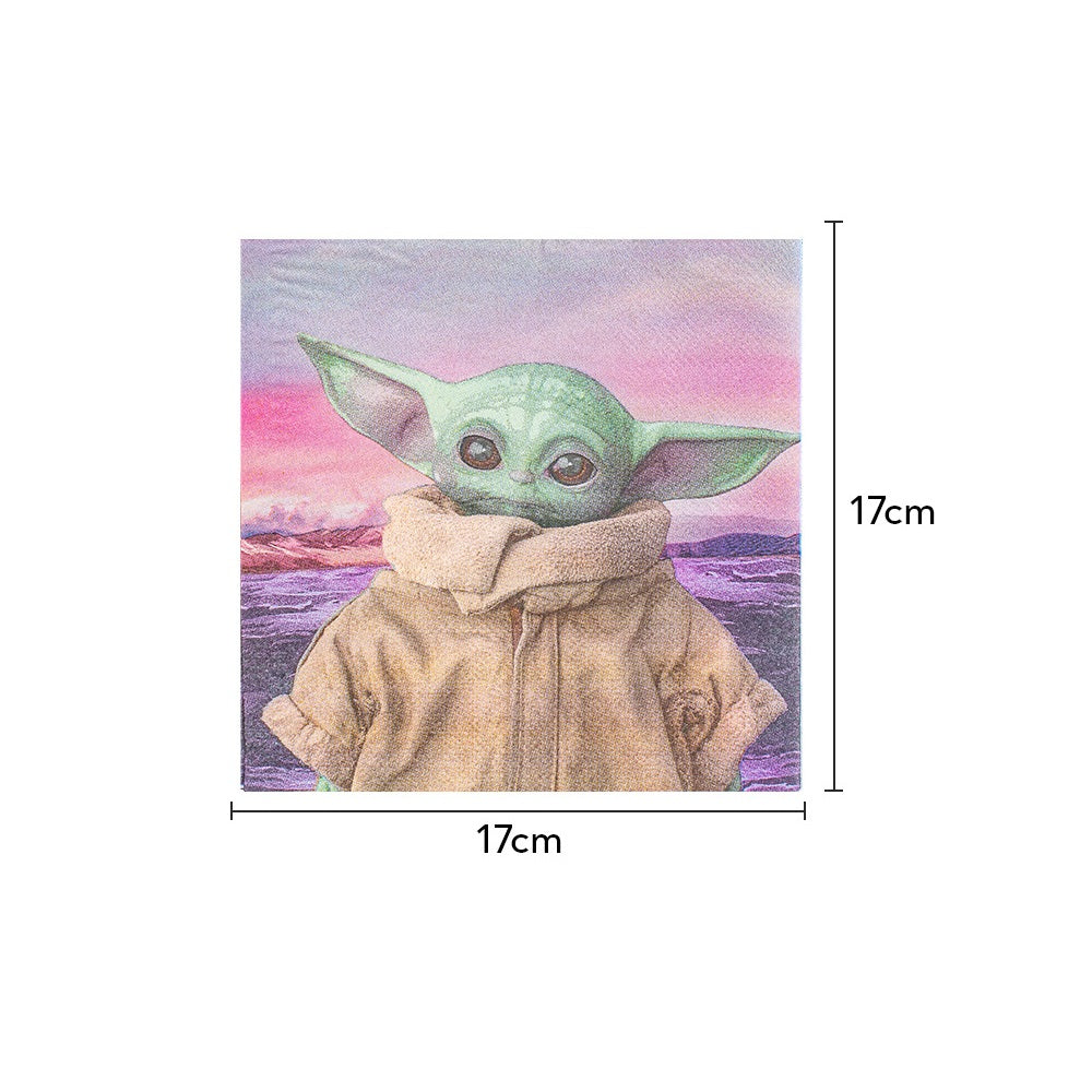 145Pcs Star Wars Yoda Birthday Party Decorations