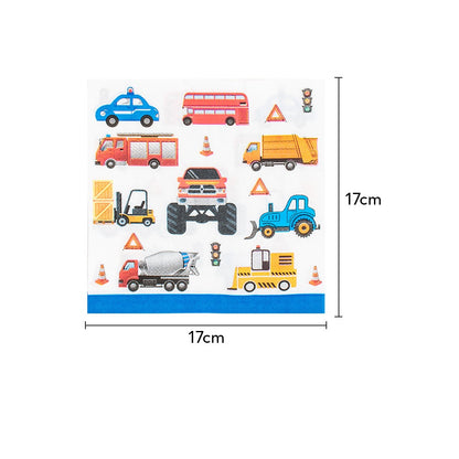 145Pcs Truck and Car Birthday Party Decorations