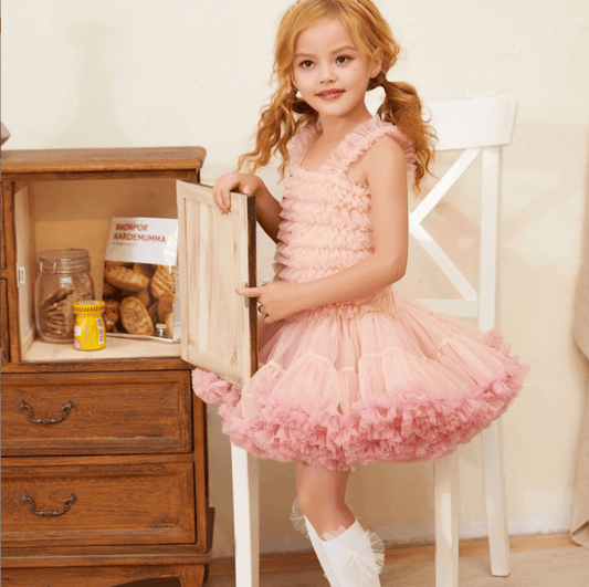 Kids Tutu Dress | Princess Dance Dress With Straps - lylastore