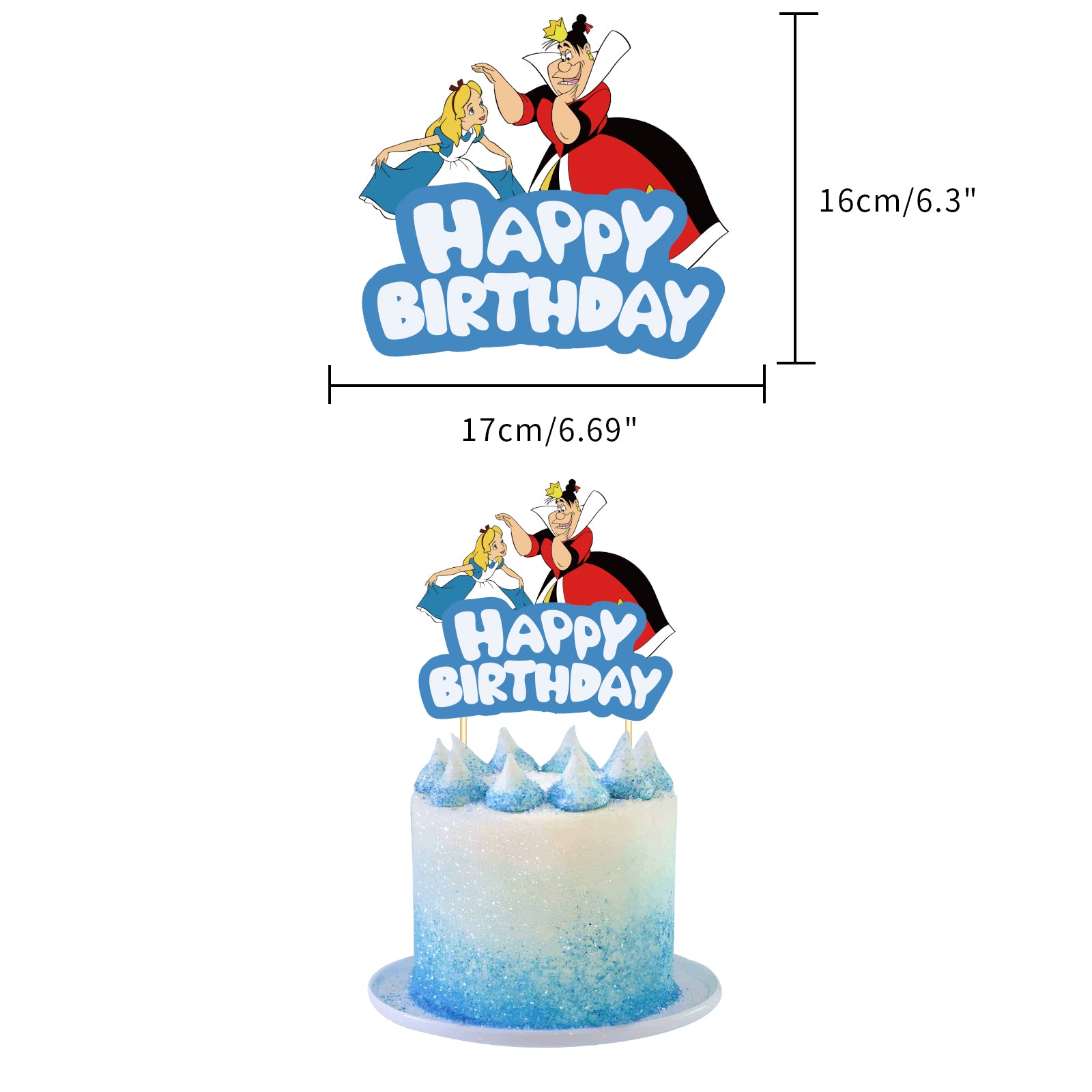 Disney Alice Birthday Party Balloon Pack Decorations