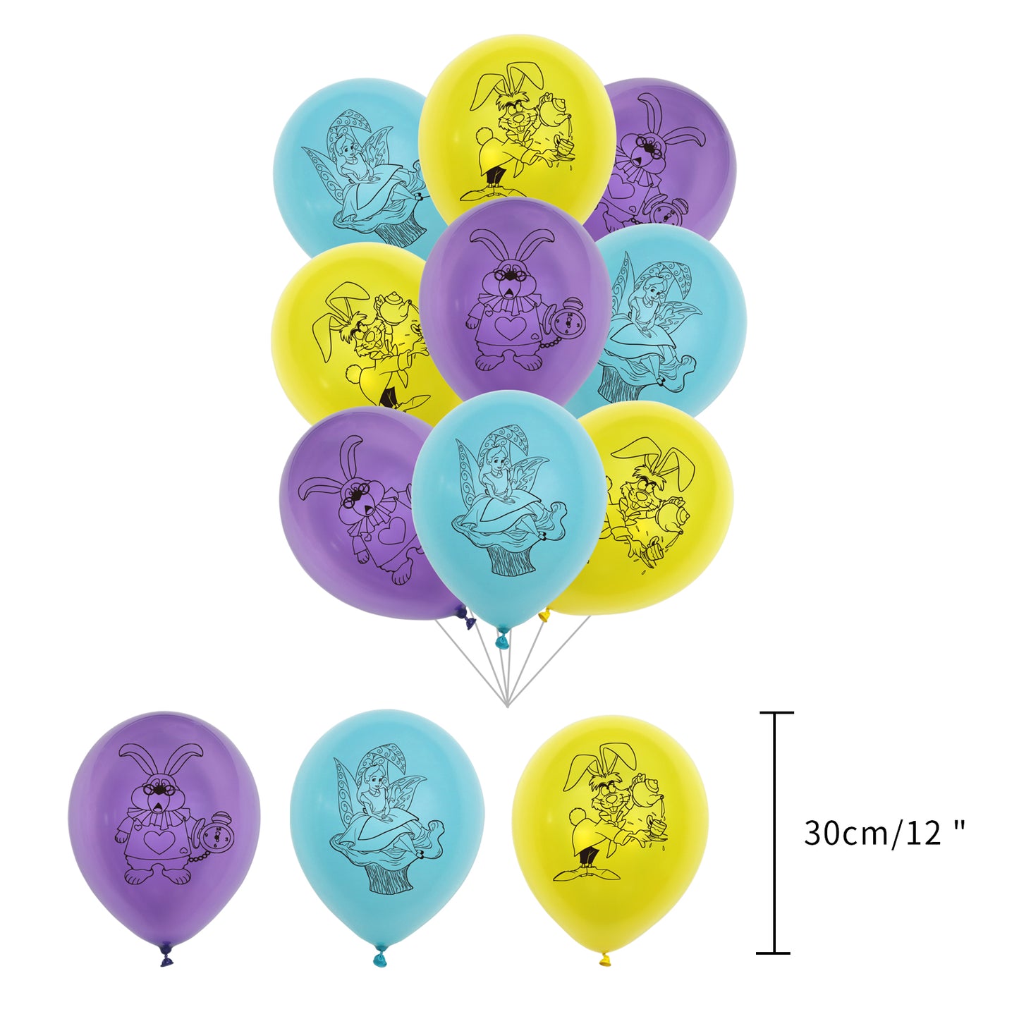 Disney Alice Birthday Party Balloon Pack Decorations