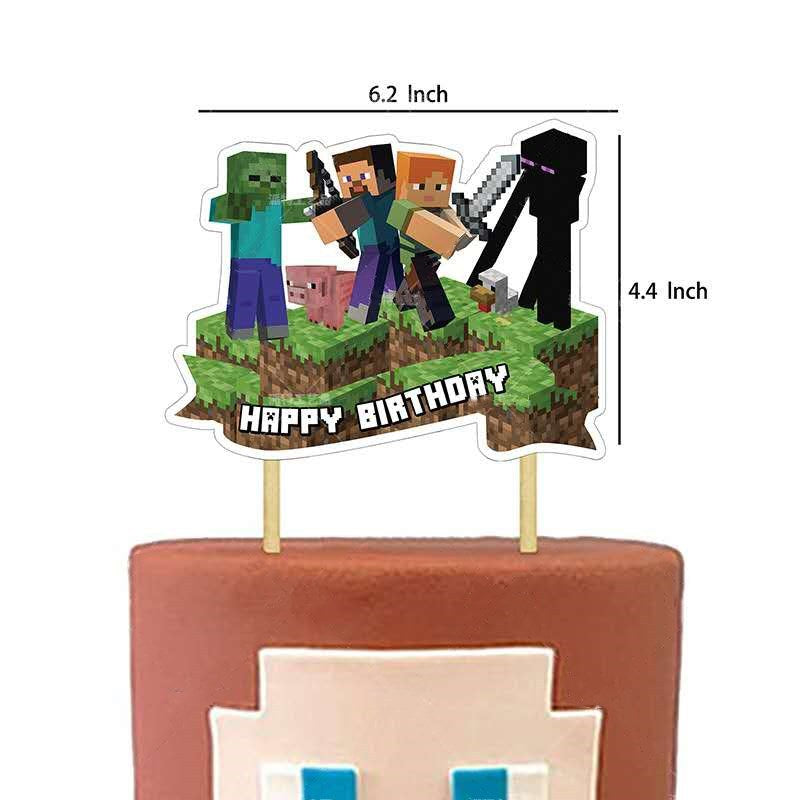 Minecraft Birthday Party Pack Decorations - lylastore