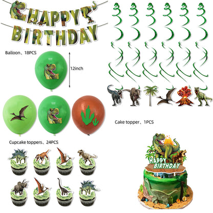 Dinosaur Birthday Party Balloon Decoration Set - lylastore