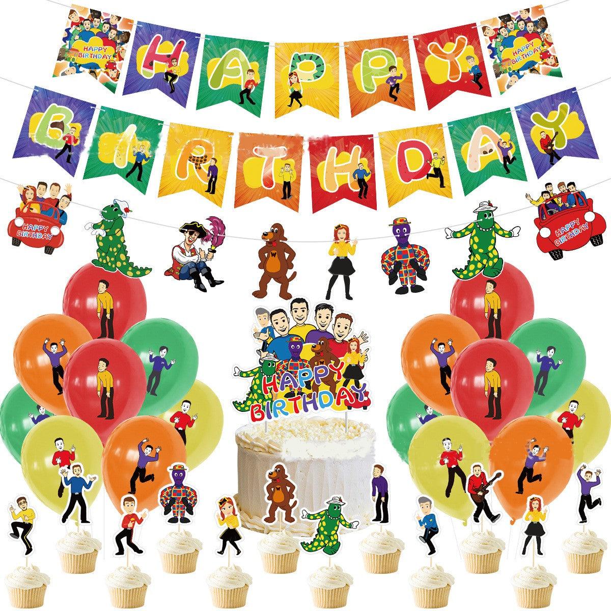 The Wiggles Theme Birthday Party Decorations - lylastore