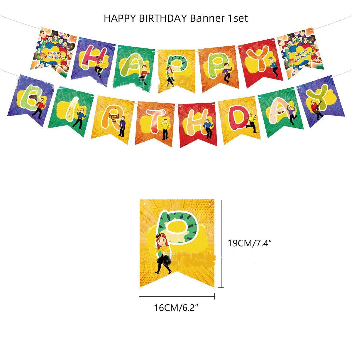 The Wiggles Theme Birthday Party Decorations - lylastore